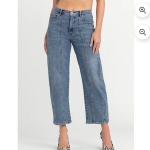 Jessica Simpson Myrtle Barrel Leg Cropped Jeans 8
